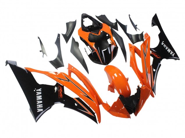 Comprare Carena Moto Yamaha YZF 600 R6 2008-2016 - Arancia Nero