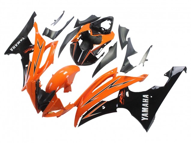 Comprare Carena Moto Yamaha YZF 600 R6 2008-2016 - Arancia Nero