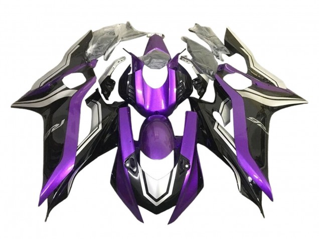 Comprare Carena Moto Yamaha YZF 600 R6 2017-2023 - Argento Viola Nero Lucido