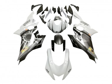 Comprare Carena Moto Yamaha YZF 600 R6 2017-2023 - Bianco Grigio Nero Opaco ENEOS Semakin Didepan