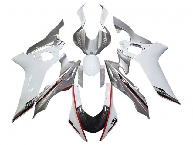 Comprare Carena Moto Yamaha YZF 600 R6 2017-2023 - Argento Bianco Rosso Nero