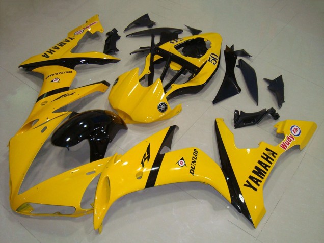 Comprare Carena Moto Yamaha YZF R1 2004-2006 - Giallo Nero Lucido