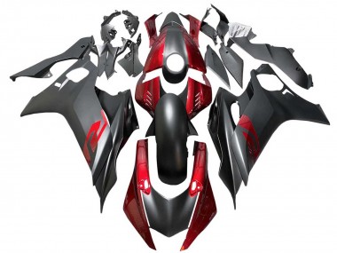 Comprare Carena Moto Yamaha YZF 600 R6 2017-2023 - Rosso Nero Opaco