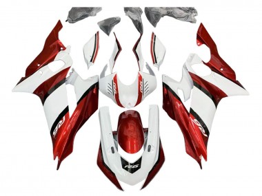 Comprare Kit Carena Moto Yamaha YZF 600 R6 2017-2023 - Bianco Rosso Nero