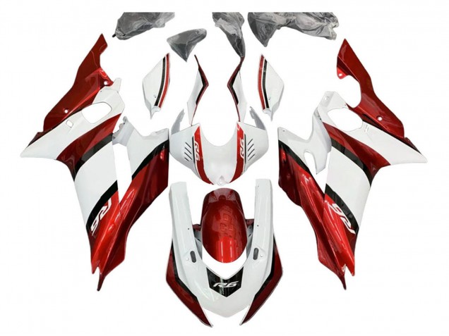 Comprare Kit Carena Moto Yamaha YZF 600 R6 2017-2023 - Bianco Rosso Nero
