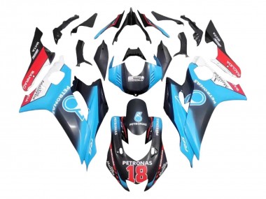 Comprare Carena Moto Yamaha YZF 600 R6 2017-2023 - Bianco Blu Rosso Nero Petronas 18