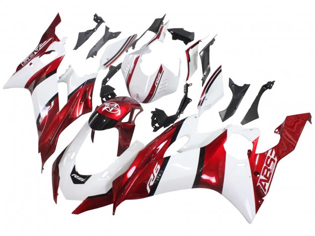 Comprare Carena Moto Yamaha YZF 600 R6 2017-2023 - Bianco Rosso Nero