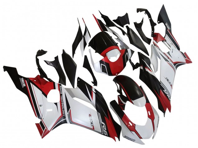 Comprare Carena Moto Yamaha YZF 600 R6 2017-2023 - Bianco Rosso Nero Semakin Didepan