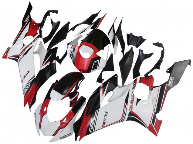 Comprare Carena Moto Yamaha YZF 600 R6 2017-2023 - Bianco Rosso Nero Semakin Didepan