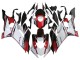 Comprare Carena Moto Yamaha YZF 600 R6 2017-2023 - Bianco Rosso Nero Semakin Didepan