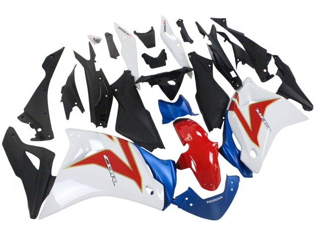 Comprare Carena Moto Honda CBR250RR 2011-2015 - Bianco Rosso Azzurro Chiaro