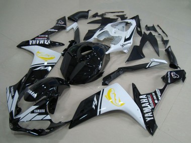 Comprare Carena Moto Yamaha YZF R1 2007-2008 - Bianco Nero Giallo Dolphin