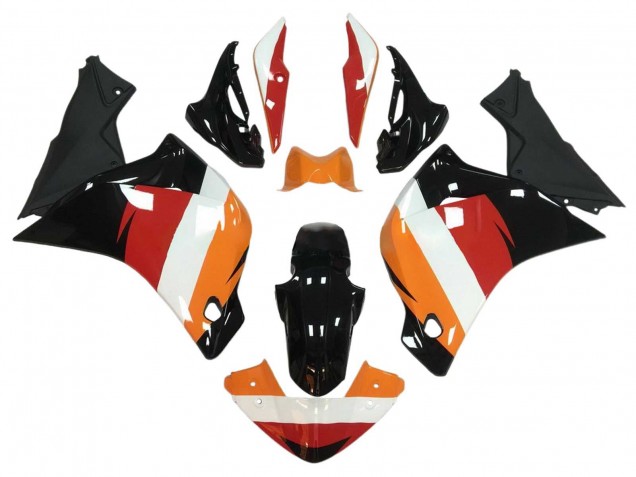Comprare Carena Moto Honda CBR250RR 2011-2015 - Arancia Bianco Rosso Nero Lucido