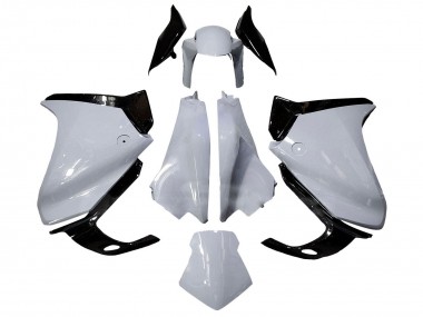 Comprare Carena Moto Honda VFR 1200 2010-2014 - Bianco Nero Lucido