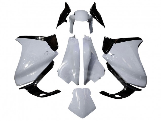 Comprare Carena Moto Honda VFR 1200 2010-2014 - Bianco Nero Lucido