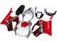 Comprare Carena Moto Honda VTR1000 2000-2006 - Argento Rosso Nero Banda Corsa
