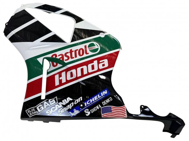 Comprare Carena Moto Honda VTR1000 2000-2006 - Bianco Rosso Verde Nero Lucido Castrol
