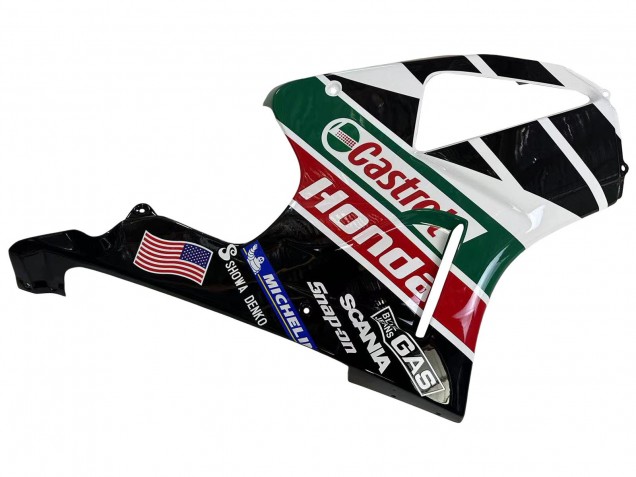 Comprare Carena Moto Honda VTR1000 2000-2006 - Bianco Rosso Verde Nero Lucido Castrol