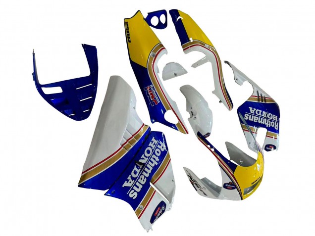 Comprare Carena Moto Honda NSR250 1994-1996 - Bianco Blu Giallo Oro Rothmans