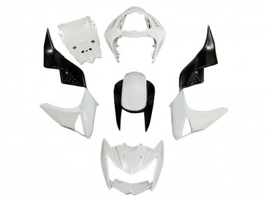 Comprare Carena Moto Kawasaki Z1000 2003-2006 - Bianco Nero Lucido