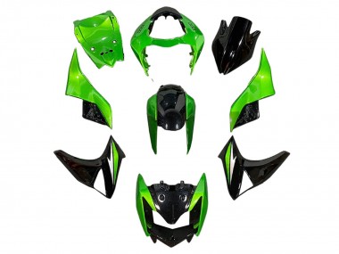 Comprare Carena Moto Kawasaki Z1000 2003-2006 - Verde Nero Lucido