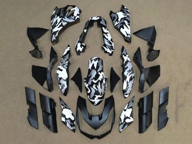 Comprare Carena Moto Kawasaki Z1000 2010-2013 - Nero Bianco Camouflage