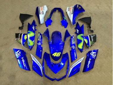 Comprare Carena Moto Kawasaki Z1000 2010-2013 - Bianco Blu Giallo Mostro