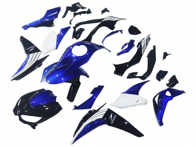Comprare Carena Moto Kawasaki Z1000 2014-2019 - Bianco Blu Nero
