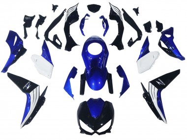 Comprare Carena Moto Kawasaki Z1000 2014-2019 - Bianco Blu Nero