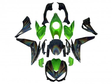 Comprare Carena Moto Kawasaki Z1000 2014-2019 - Verde Arcobaleno