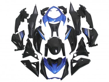 Comprare Carena Moto Kawasaki Z1000 2014-2019 - Blu Nero Lucido