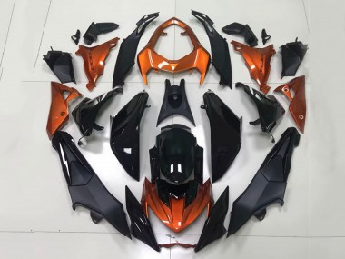Comprare Carena Moto Kawasaki Z1000 2014-2019 - Arancia Nero Lucido Nero Opaco