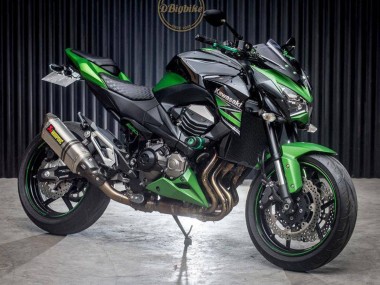Comprare Carena Moto Kawasaki Z800 2013-2018 - Verde Nero Lucido
