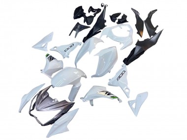 Comprare Carena Moto Kawasaki Z800 2013-2018 - Bianco Verde Argento Nero