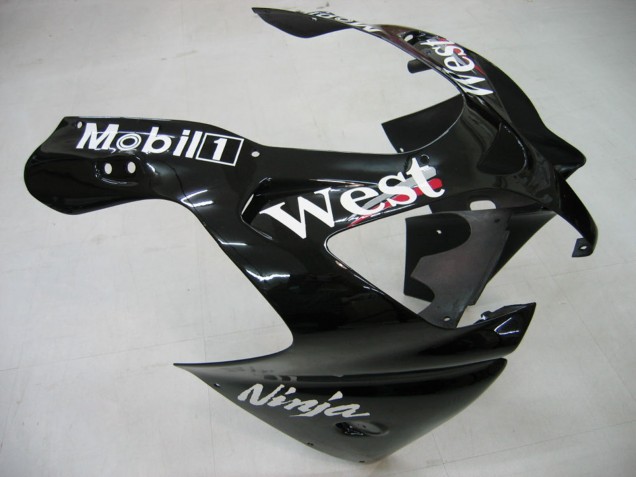 Comprare Carena Moto Kawasaki ZX9R 2000-2001 - Nero Lucido Bianco West