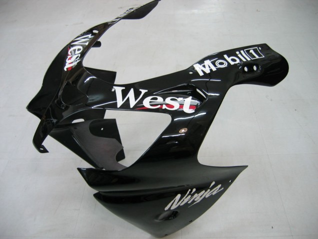 Comprare Carena Moto Kawasaki ZX9R 2000-2001 - Nero Lucido Bianco West