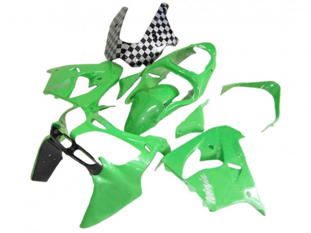Comprare Carena Moto Kawasaki ZX9R 2000-2001 - Verde Nero Bianco Ninja
