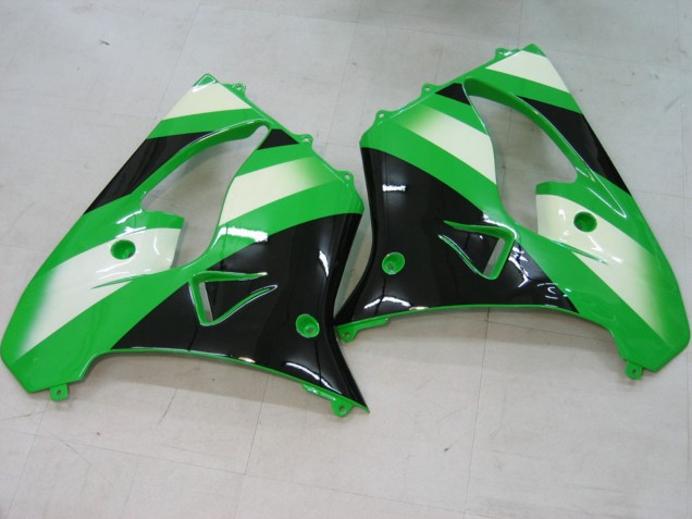 Comprare Carena Moto Kawasaki ZX9R 2000-2001 - Verde Argento Nero