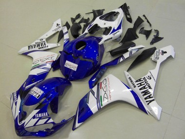Comprare Carena Moto Yamaha YZF R1 2007-2008 - Bianco Blu Becker Motul