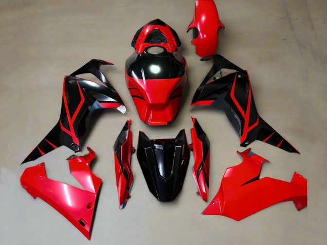 Comprare Carena Moto Honda CBR650R 2019-2020 - Rosso Nero Lucido Banda