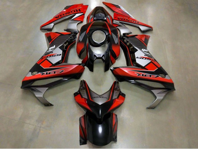 Comprare Carena Moto Honda CBR650R 2019-2020 - Argento Rosso Nero Lucido