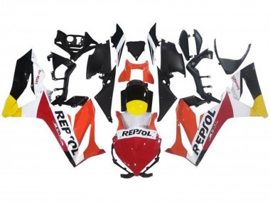 Comprare Carena Moto Honda CBR650R 2019-2020 - Arancia Bianco Rosso Giallo Nero Lucido Repsol