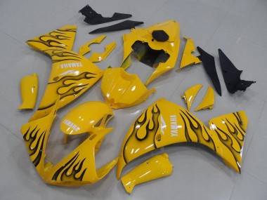 Comprare Carena Moto Yamaha YZF R1 2009-2011 - Giallo Nero Fiamma