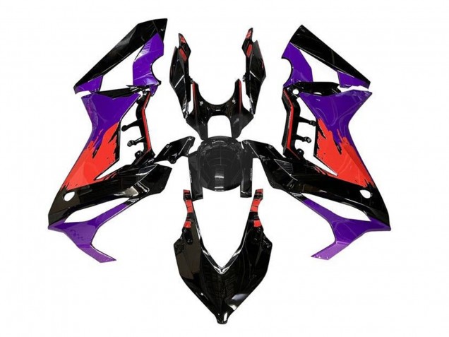 Comprare Carena Moto Honda CBR650R 2021-2023 - Viola Rosso Nero Lucido