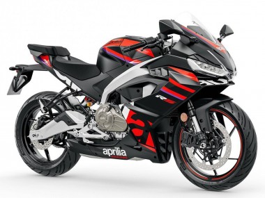 Comprare Carena Moto Aprilia RS457 2024-2025 - Nero Opaco Rosso