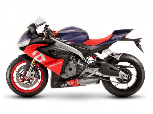 Comprare Carena Moto Aprilia RS660 2020-2024 - Blu Opaco Rosso Argento