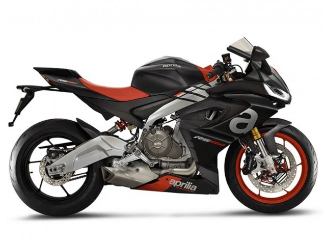 Comprare Carena Moto Aprilia RS660 2020-2024 - Nero Opaco Argento Rosso