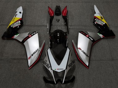 Comprare Kit Carena Moto ABS Aprilia RSV4 1000 2009-2015 - Argento Rosso Nero Giallo