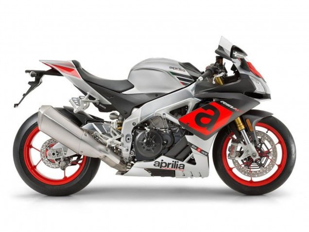 Comprare Carena Moto Aprilia RSV4 1000 2009-2015 - Argento Rosso Nero