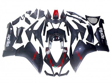 Comprare Carena Moto Aprilia RSV4 1000 2009-2015 - Nero Falso Fibra di Carbonio Rosso